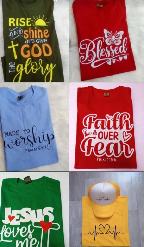 CUSTOM MESSAGE BRANDED T-SHIRTS